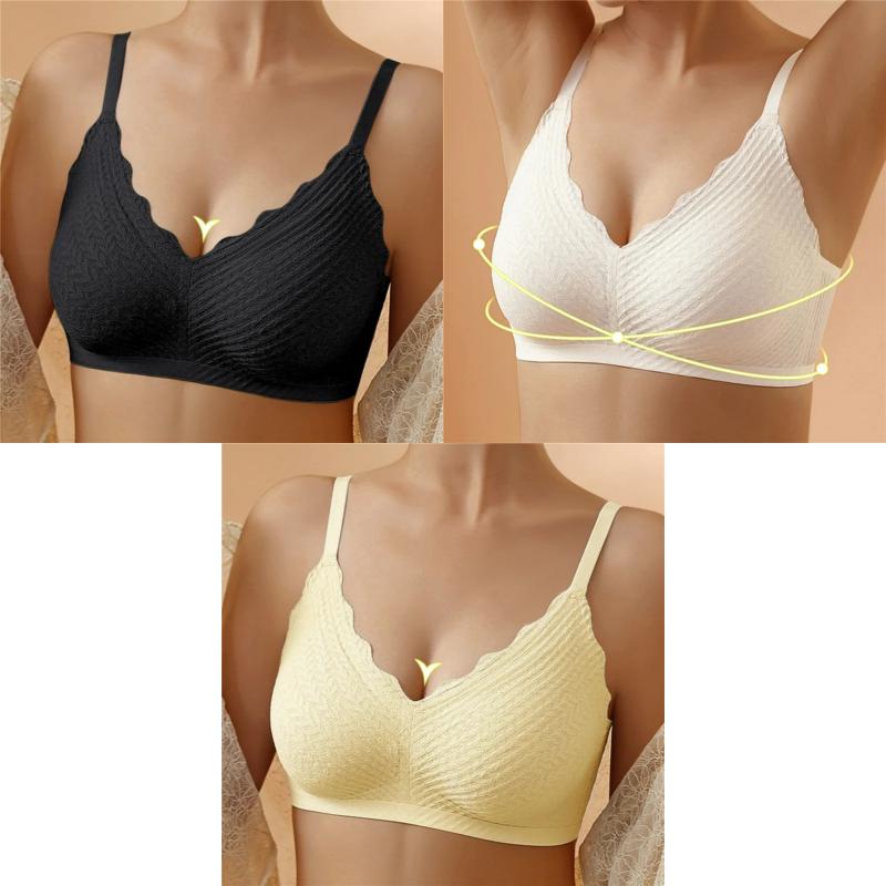 🔥Hot Sell🔥⏰LAST DAY 50% OFF⏰Transpirable Ice Silk Wireless Push Up Plus Size Bra